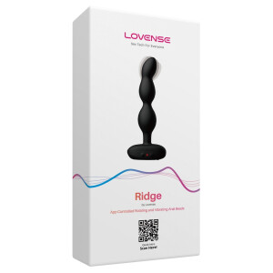Lovense Ridge - App-gesteuerter Analvibrator mit Rotation - Schwarz