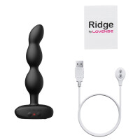 Lovense Ridge - App-gesteuerter Analvibrator mit Rotation - Schwarz