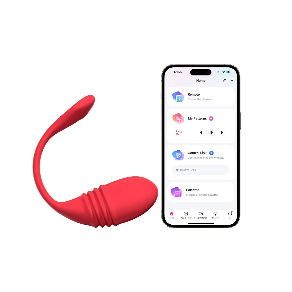 Lovense Vulse | Vibro-Ei mit Stoßf box