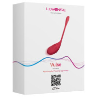 Lovense Vulse - App-gesteuertes Vibro-Ei mit Stoßfunktion - G-Punkt - Rot