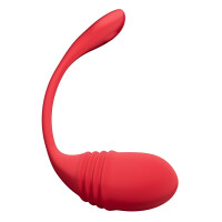 Lovense Vulse - App-gesteuertes Vibro-Ei mit Stoßfunktion - G-Punkt - Rot