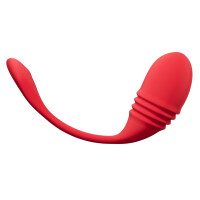 Lovense Vulse - App-gesteuertes Vibro-Ei mit Stoßfunktion - G-Punkt - Rot