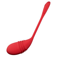 Lovense Vulse - App-gesteuertes Vibro-Ei mit Stoßfunktion - G-Punkt - Rot