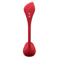 Lovense Vulse - App-gesteuertes Vibro-Ei mit Stoßfunktion - G-Punkt - Rot