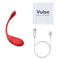 Lovense Vulse - App-gesteuertes Vibro-Ei mit Stoßfunktion - G-Punkt - Rot