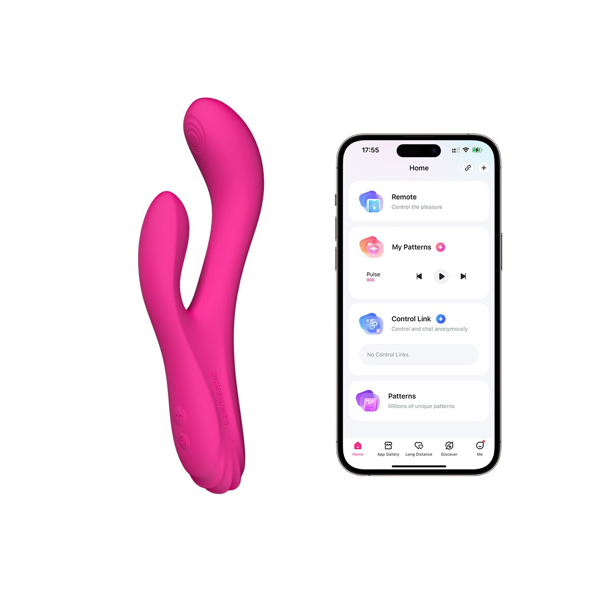Lovense Osci 3 | App-gesteuerter Rabbitvibrator mit Wär