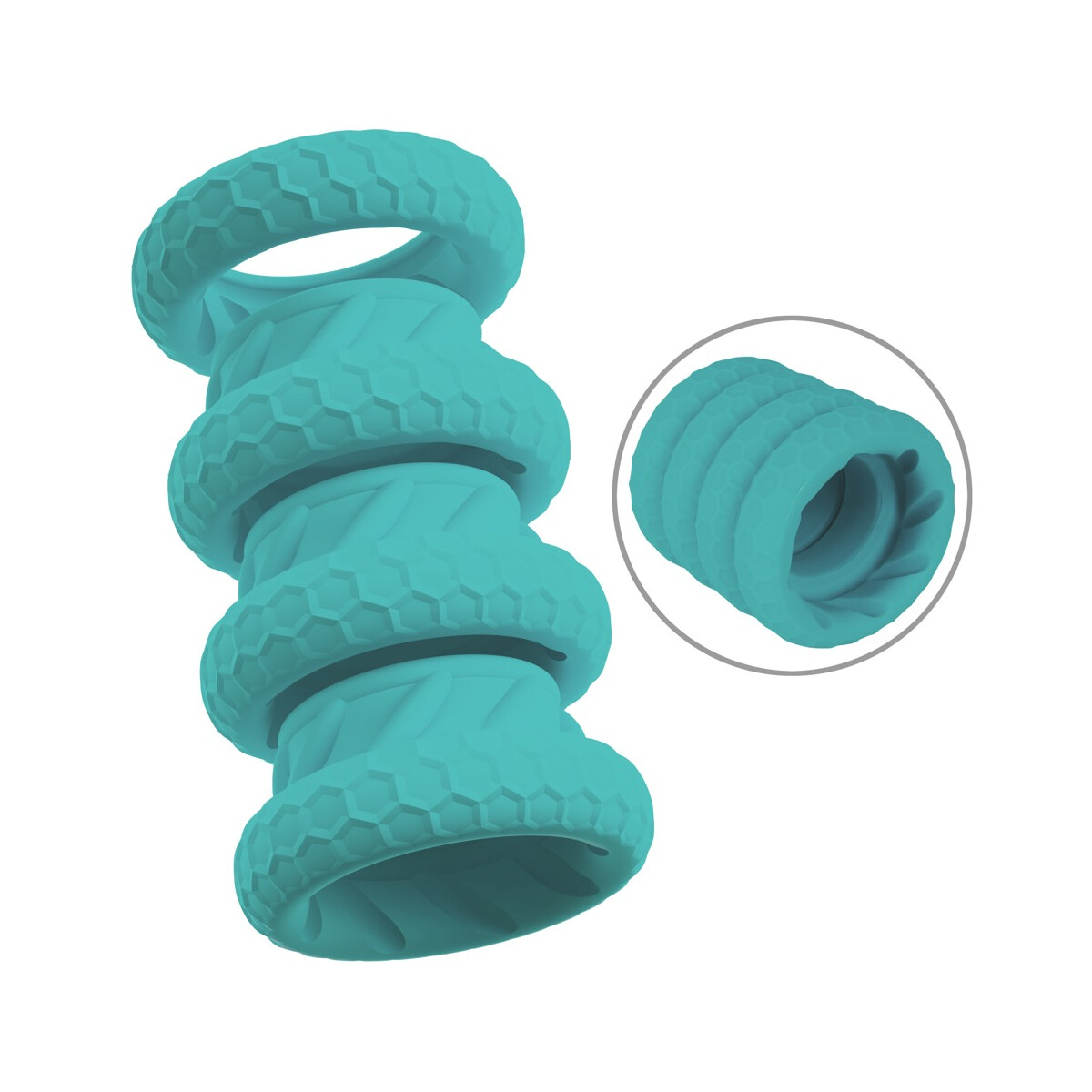 3in1 Cock and Ball Ring Set