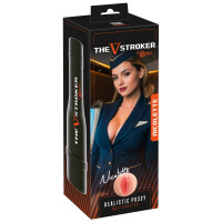 Rebel The V-Stroker Nicolette - Diskreter Taschen-Masturbator mit Schutzkappe