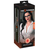 Rebel The V-Stroker Cindy - Diskreter analer Taschen-Masturbator mit Schutzkappe