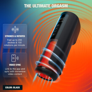 Arcwave Thruster - App-gesteuerter Stoß- & Rotations-Masturbator mit LED-Display