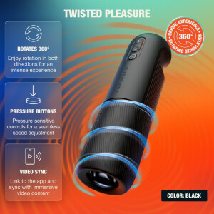 Arcwave Orbit - App-gesteuerter rotierender Premium-Masturbator mit CleanTech Silikon