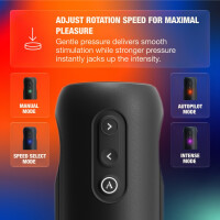 Arcwave Orbit - App-gesteuerter rotierender Premium-Masturbator mit CleanTech Silikon