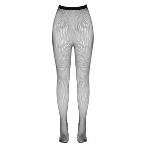 Cottelli LEGWARE Feinmaschige Netz-Strumpfhose - Nahtlos & Elastisch (Schwarz)