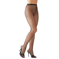 Cottelli LEGWARE Feinmaschige Netz-Strumpfhose - Nahtlos & Elastisch (Schwarz)