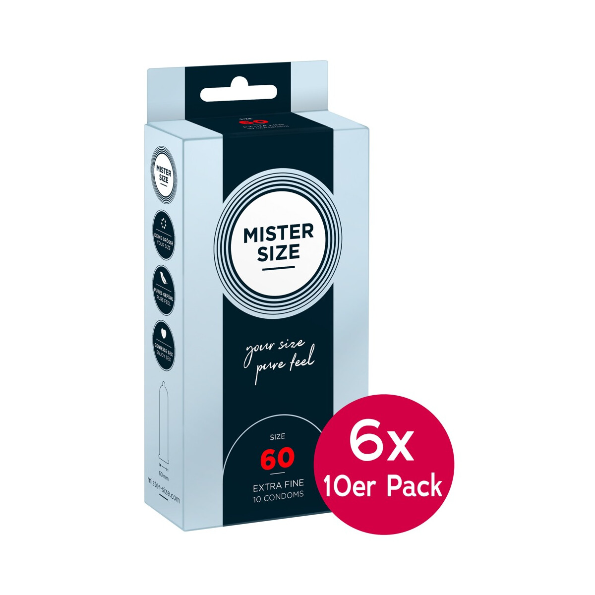 Mister Size Tray 60mm 6x10er