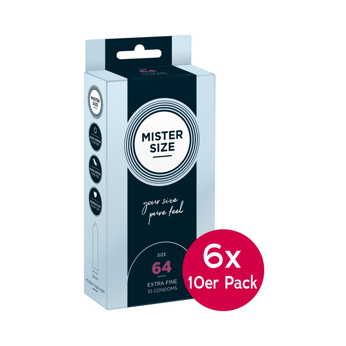 Mister Size Tray 64mm 6x10er