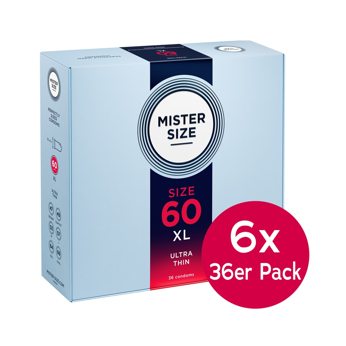 Mister Size Tray 60mm 6x36er