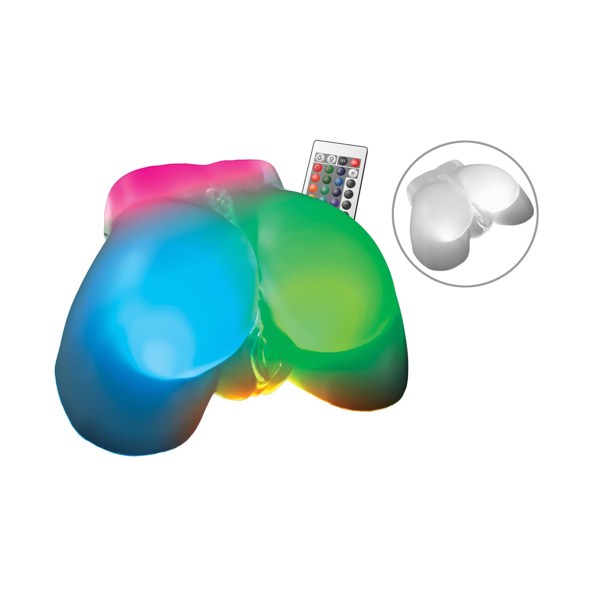 PDX Elite Go-Go Booty LED | Torso-Masturbator mit Lichtshow