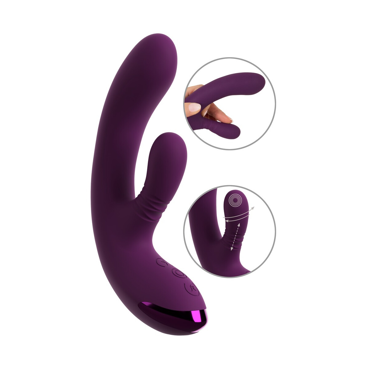 Javida 3 - Vibrator mit Nickfunktion