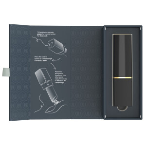 Womanizer Beauty - Druckwellen-Vibrator im Lipstick-Design (Schwarz)
