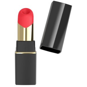 Womanizer Beauty - Druckwellen-Vibrator im Lipstick-Design (Schwarz)