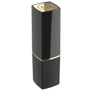 Womanizer Beauty - Druckwellen-Vibrator im Lipstick-Design (Schwarz)