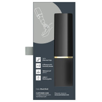 Womanizer Beauty - Druckwellen-Vibrator im Lipstick-Design (Schwarz)