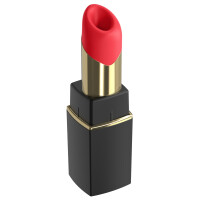 Womanizer Beauty - Druckwellen-Vibrator im Lipstick-Design (Schwarz)