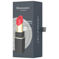 Womanizer Beauty - Druckwellen-Vibrator im Lipstick-Design (Schwarz)