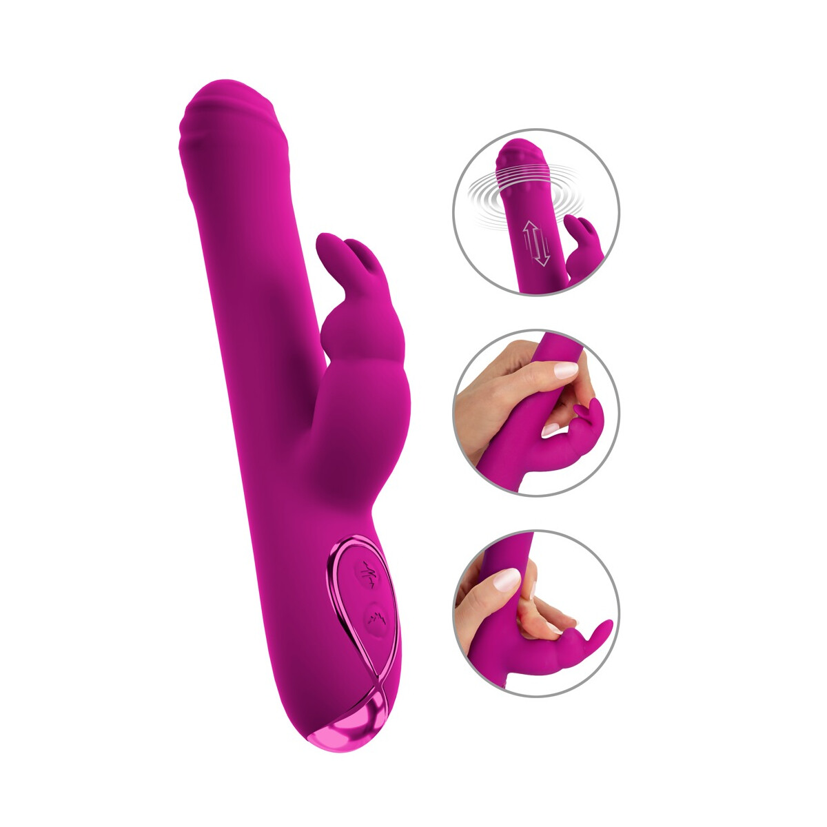 Sweet Smile Rabbit Vibrator | Stoßfunktion & Rotat