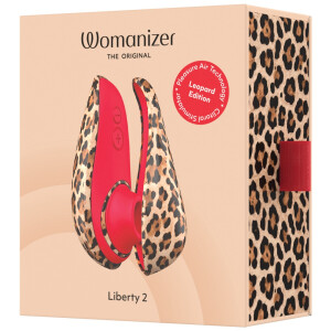 Womanizer Liberty 2 - Druckwellen-Vibrator im Leopard-Design (Braun)