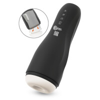 Rebel Smarter Masturbator mit Squeeze & Saugen | Schwarz