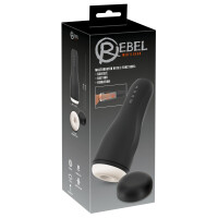Rebel Smarter Masturbator mit Squeeze, Saug- & Vibrationsfunktion