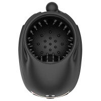 Rebel Cock Vibrator mit beweglichem Eichel-Stimulator (Schwarz)