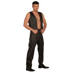 Leder Herrenhose im Jeans-Stil