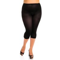 Leggings Glamory »Velvet 80« - Schwarz - Bis Größe 4XL