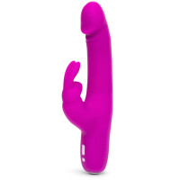 G-Punkt-Vibrator »happyrabbit - Realistic Slim« mit Klitorisreizer - Lila