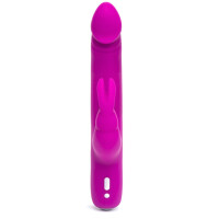 G-Punkt-Vibrator »happyrabbit - Realistic Slim« mit Klitorisreizer - Lila