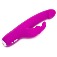 G-Punkt-Vibrator »happyrabbit - Realistic Slim« mit Klitorisreizer - Lila