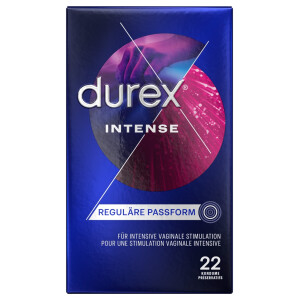 Durex Kondome »Intense Orgasmic« mit Noppen - Inhalt: 22 Stück