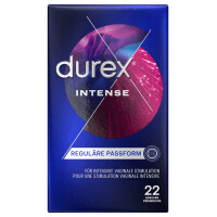 Durex Kondome »Intense Orgasmic« mit Noppen - Inhalt: 22 Stück