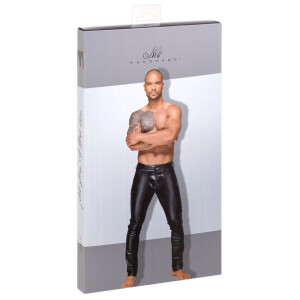 Noir Hose Decadence - Powerwetlook & Lack - Herren Clubwear - Schwarz