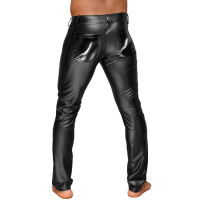 Noir Hose Decadence - Powerwetlook & Lack - Herren Clubwear - Schwarz