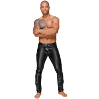 Noir Hose Decadence - Powerwetlook & Lack - Herren Clubwear - Schwarz