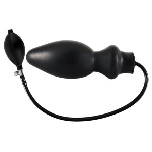 Anal-Plug aus Latex zum Aufpumpen - Plug 20 cm - Schwarz