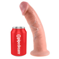 Dildo »King Cock Flesh« - Naturgetreu mit Saugfuß - 23 cm Gesamtlänge