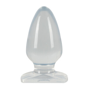 Anal Plug »Crystal Clear - Big Plug« - 13 cm lang - Transparent