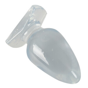 Anal Plug »Crystal Clear - Big Plug« - 13 cm lang - Transparent