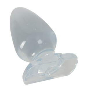 Anal Plug »Crystal Clear - Big Plug« - 13 cm lang - Transparent