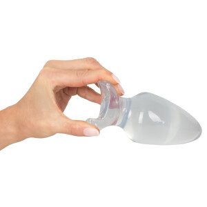 Anal Plug »Crystal Clear - Big Plug« - 13 cm lang - Transparent